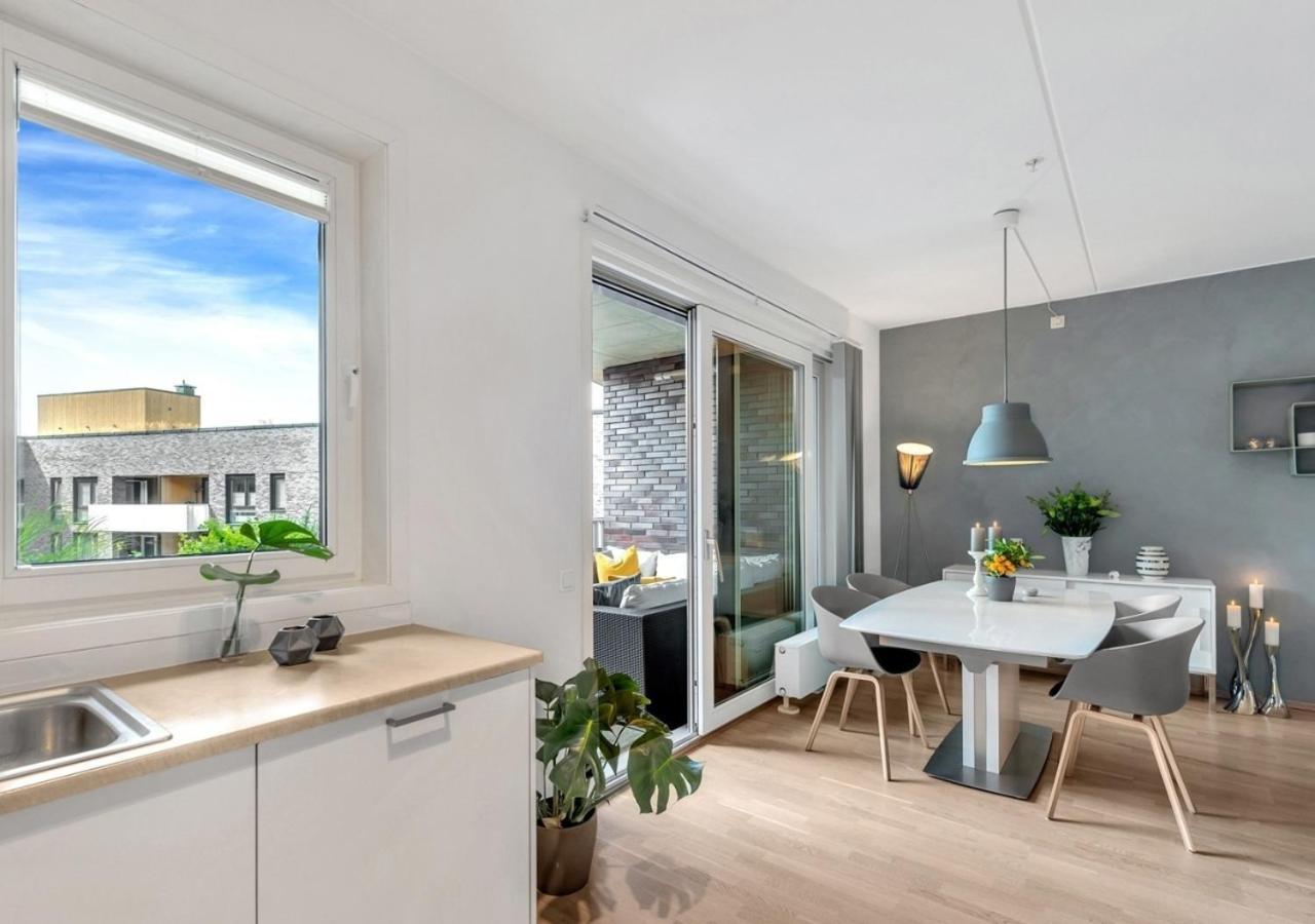 Seaside Apt - 2 Sunny Balconies - Modern - 6 Pax Oslo Exterior foto