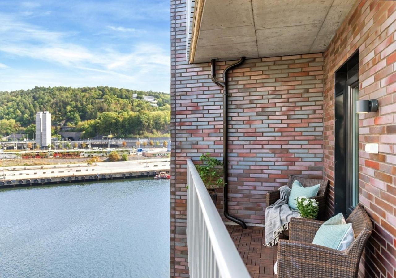 Seaside Apt - 2 Sunny Balconies - Modern - 6 Pax Oslo Exterior foto